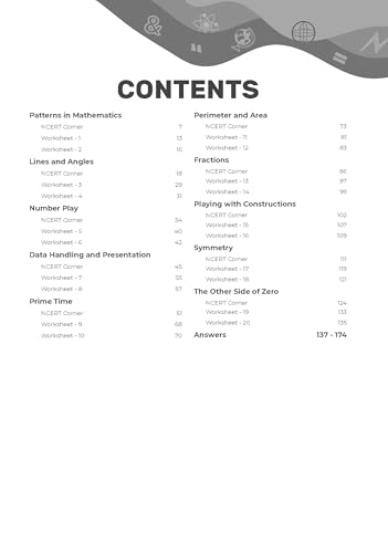 Image of Gurukul Mathematics Chapterwise Worksheets : CBSE Class 6 For Exam 2026