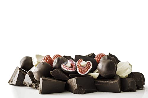 Tru Fru Nature's Raspberries Hyper-Chilled in White & Dark Chocolate, 5 Ounce Cup