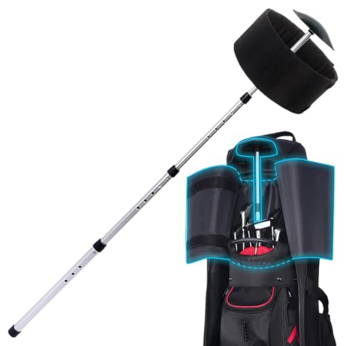 Poste de viaje de golf anti-golpes con cabeza acolchada y brazo rígido de alta resistencia