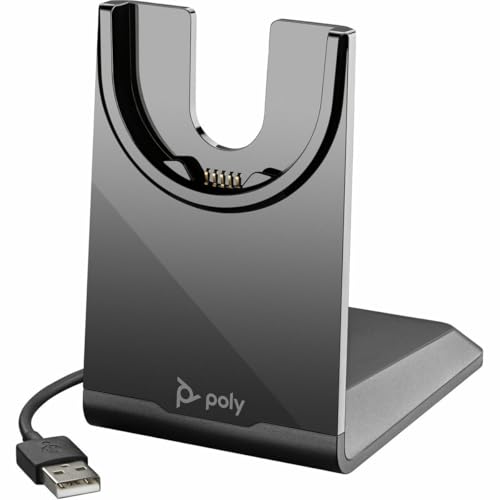 Image of Poly - Voyager 4310 UC Wireless Headset (Plantronics) - Single-Ear Headset- Connect to PC /Mac via USB-A Bluetooth Adapter, Cell Phone via Bluetooth - Works with Teams (Certified), Zoom & More, Black