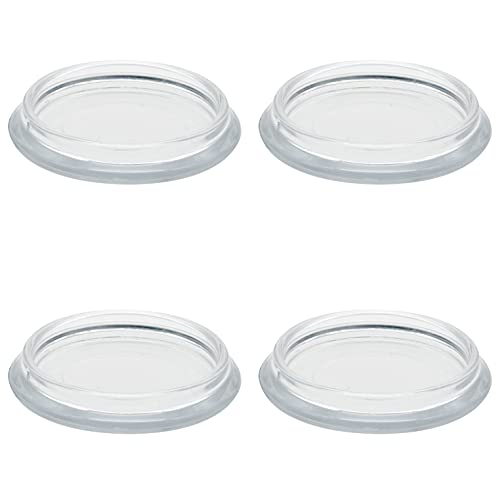 Enkotrade Möbelgleiter Rund Transparent 4 Stück