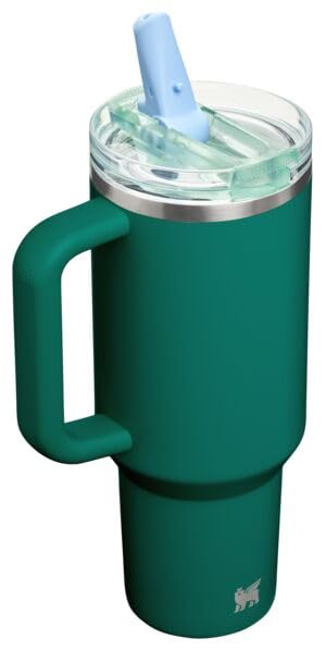 Image of STANLEY Quencher ProTour Flip Straw Tumbler with Leakproof Lid 40 oz | Built-in Straw and Handle | Cup Holder Compatible for Travel | insulated Stainless Steel Cup | BPA-Free | Emerald Honeydew