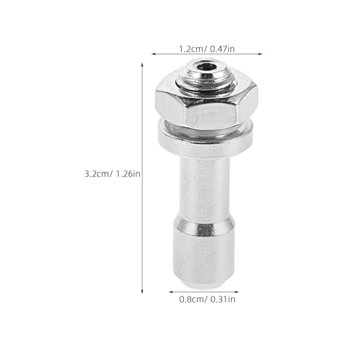 Tubo de ventilación y válvula de escape para olla a presión, diámetro 0.8 cm, acero inoxidable, repuesto para olla a presión de aleación de aluminio para liberación segura de vapor miniatura 2
