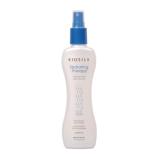 Biosilk Hydrating Therapy Pure Moisture Leave-In Conditioner Spray | 7 Ounces | Replenishes Hair Moisture & Coarse Hair | Anti Frizz