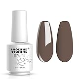 Vishine Gelpolish Lacquer Shiny Color Soak Off UV LED Gel Nail Polish Professional Manicure Greyish Brown(1541)
