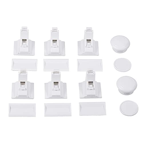Adoric Life Baby Proofing Cabinet Lock, Magnetic Baby Safety Cabinet Locks for Cabinet Cupboard Drawer Doors, Super Safety Locks