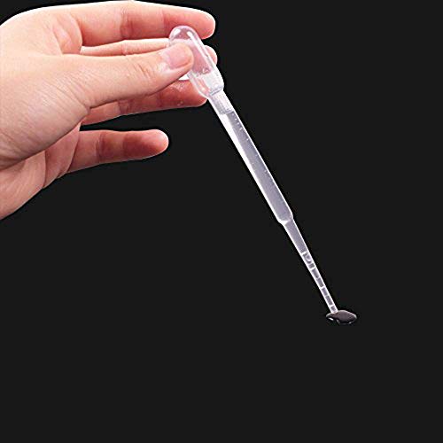 Image of 300PCS 3ML Plastic Transfer Pipettes,Disposable Graduated Transfer Pipettes Dropper for Essential Oil Mixture, Scientific Experiment, Make up Tool (Pack of 4)