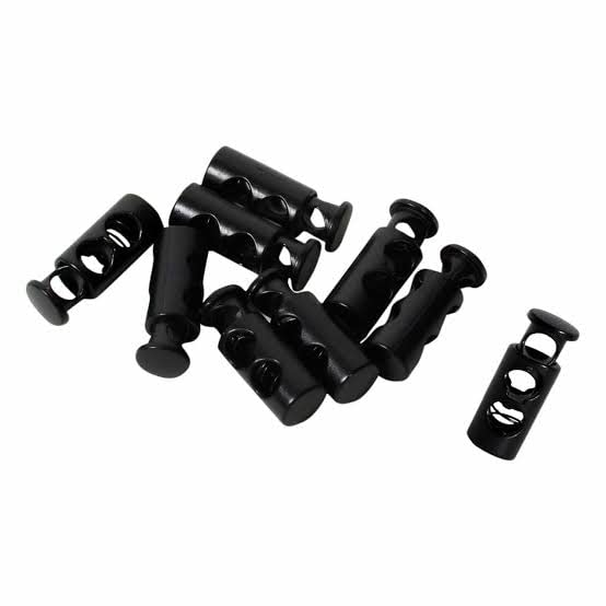 Black Cord Stopper for Hoodie,Elastic Cord Stopper Pack of 100-picture-18