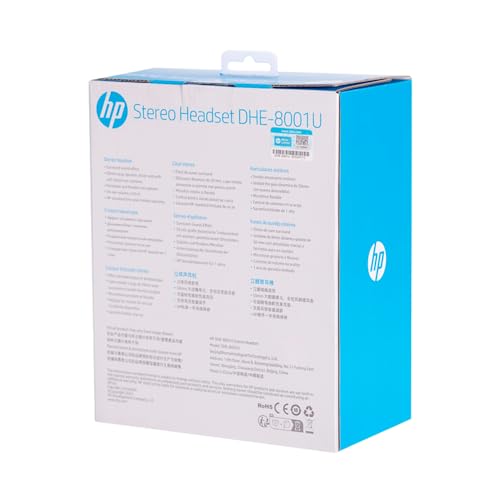 Image of Hp Gaming Headset, Single Connect In Usb - Dhe-8001u Black