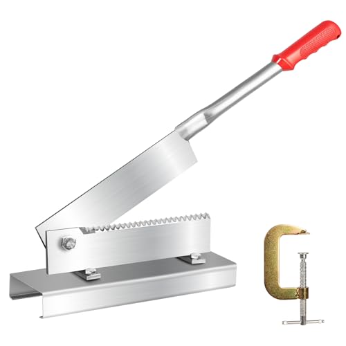 Fresh Flower Stem Cutter with Heavy-duty Steel Base/ 10-Inch Thickened Blade Grade Table Mountable Cutting Machine/Commercial Grade Floral Tool with Iron G-Clamp for Floral Shop, Farms, Homes Use