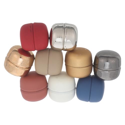 Broches magnéticos para bufanda Alasum con 9 pares de cierres de colores sin costuras