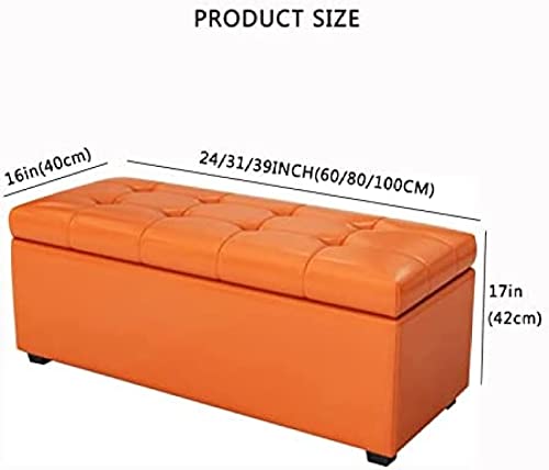 Repose-pieds en cuir vert pour un salon ordonné pouf de rangement moderne 40x40 cm
