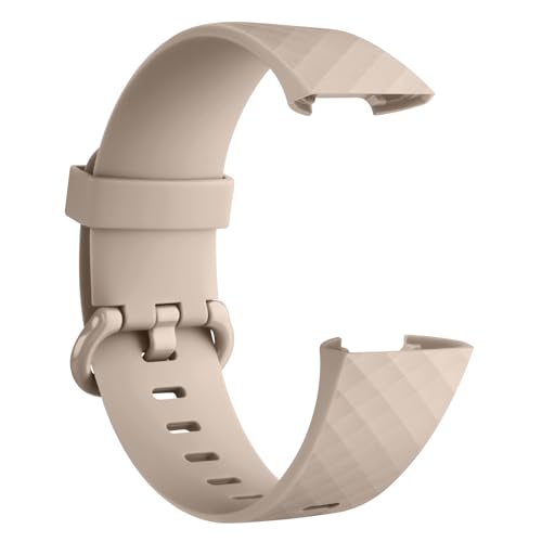 Image of Tobfit Watch Strap Compatible with Fitbit Charge 4 / Fitbit Charge 3 (Watch Not Included), Removable Soft Belts for Charge 4 /3 Wristband, Smartwatch Band for Men Women