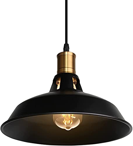 Suspension luminaire E27 vintage métal loft pour éclairage de plafond cuisine