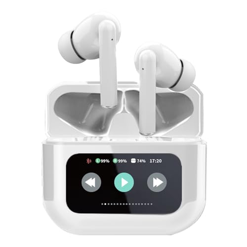 Amazon.co.jp: Bluetooth5.4 イヤホン タッチディスプレイ付き