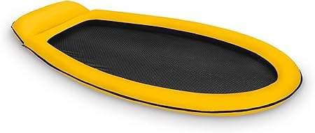 Intex 58836EU Matelas gonflable en maille pour hamac, 178 x 94 cm, couleurs assorties (jaune)