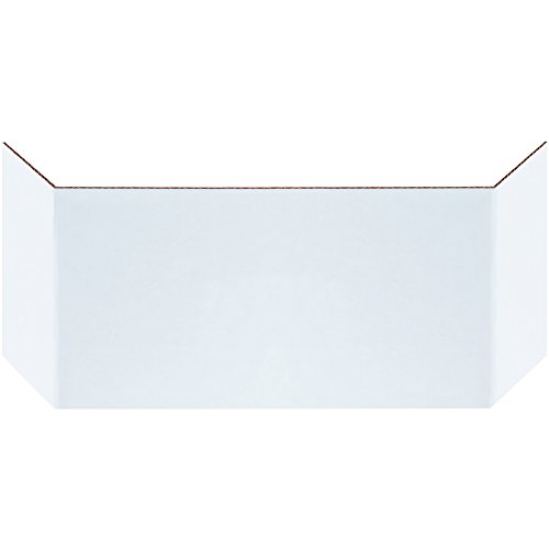 Image of Box USA BBIND8 Corrugated Bin Dividers, 8 inch, Oyster White (Pack of 100)