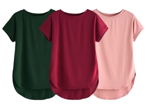 Image of Fabricorn Stylish Plain Up and Down Cotton Tshirt for Women