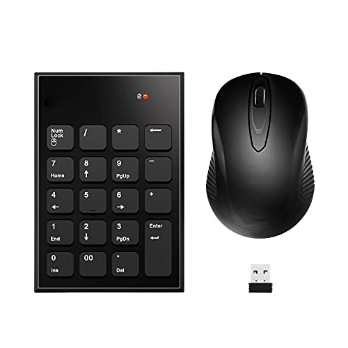 Amazon | テンキー マウス ワイヤレス セット、USB受信機能付き