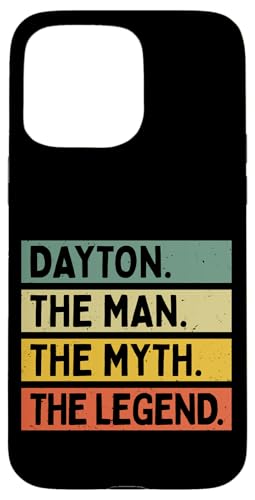 Dayton The Man The Myth The Legend�ʔ������O������p �X�}�z�P�[�X iPhone 15 Pro Max �p