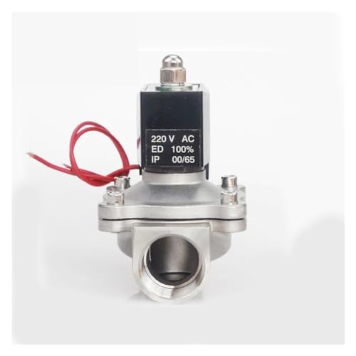 Vanne d'eau électrique en acier inoxydable G1/2 DN15 durable - 2