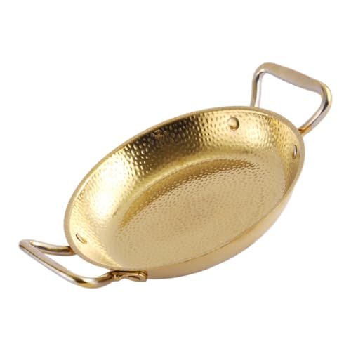 Sosoport Olla Inoxidable con Doble Asa Antideslizante y para Cocinar y Servir Suministro de Cocina