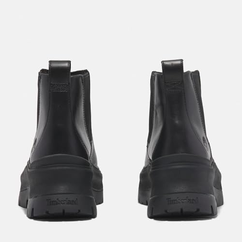 Timberland Timberland Women's Roxie Lane Mid Chelsea Boot, Black Full Grain, 9.5 Medium