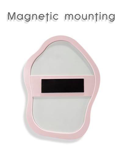 Espejo magnético KEYDUACU 8.65" x 6.3" para lockers y hogar miniatura 5
