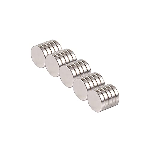 Neodymium Magnets, 25pcs Multi-Use Refrigerator Magnets 6mm x 2mm Round Whiteboard Magnet