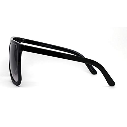 Womens Oversize Flat Top Retro Boyfriend Mobster Sunglasses3