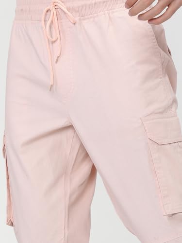Image of Highlander Men's Cargo Jogger Trousers | Perfect for Casual Outings,Travel & Work Wear with Utility Pockets