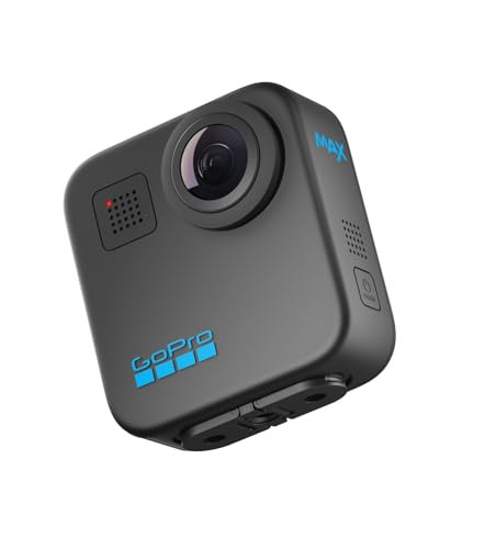 Cámara de acción GoPro MAX 360 resistente al agua para directos estables en 1080p 2