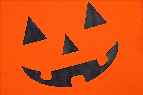 Image of Women Halloween Pullover Shirts Slouchy Pumpkin Long Sleeve Sweatshirts Off Shoulder Tops