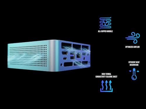 Image of SKULLSAINTS Mist Mini PC Powered by AMD Ryzen 3 4300U, Triple Display Support, WiFi 6, Bluetooth 5.3 (Ryzen 4300U, 16+128)