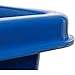 Global Industrial 6 Bushel Plastic Bulk Box Truck, Direct Mount Base, 500 lbs. Capacity, 3