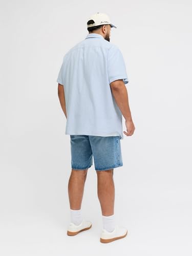 Jjebreeze Linen Blend Shirt S/S Sn Pls - Plus Size – Ansicht 4