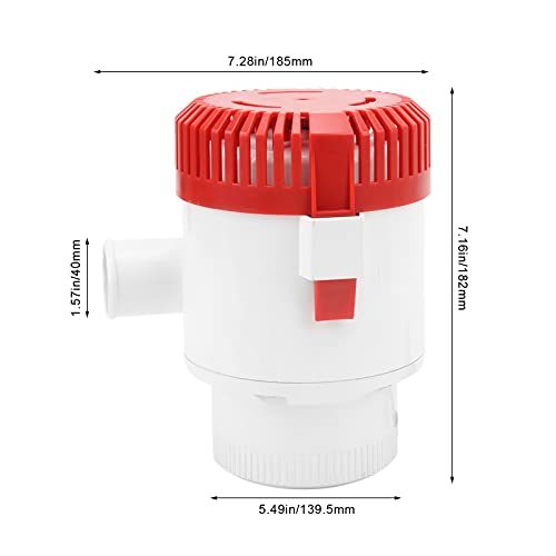 Pompe de cale submersible 3700GPH 12V automatique bateau
