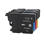 Ensemble de cartouches d'encre composé de LC985 LC980 et LC1100 pour prendre en charge la couleur et la sortie du texte vibrantes