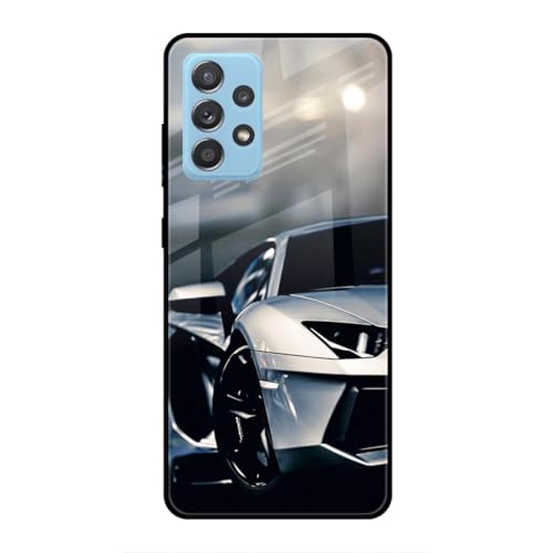 Image of SmashItUp Car | Multicolour Designer Printed TPU Metal Case Mobile Back Cover for Samsung A53 5G