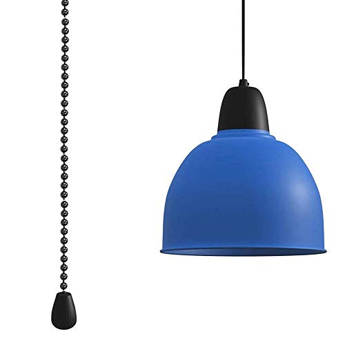 Vinaco Pull Chain Extension, 2 Pack 36" Stainless Steel Ceiling Fan Pull Chain, Strong Bearing & Rustproof, 6 Size Light Chain Pull Extender With 6 Solid Matching Connectors #TOP4