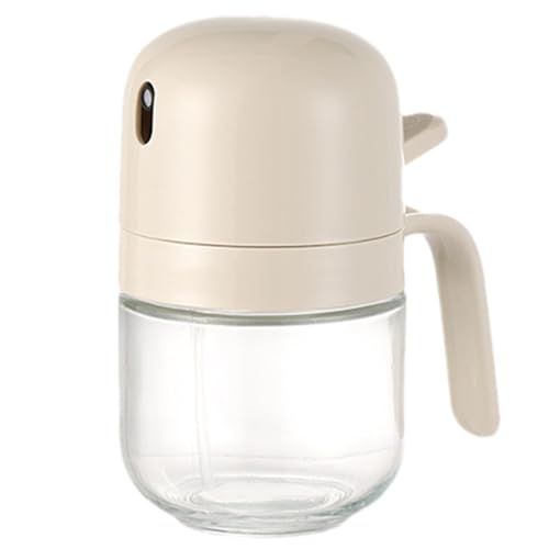 Qkbuza Botella De Pulverizador De Aceite De Cocina | Pulverizador De Cocina De Vidrio | Vaporizador Antifugas De Cientos Mililitros Ergonómico Para Pastelería Barbacoa Vinagreta Freír