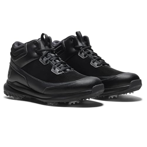 FootJoy Men's Stormwalker Boot Golf Shoe, Black, 9 UK Medium - Image 4