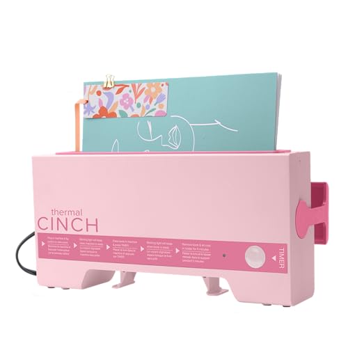 We R Memory Keepers Máquina de encadernação térmica rosa de 30,5 cm, inclui máquina térmica de encad