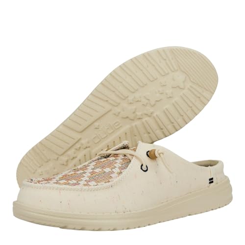 Image of HEYDUDE Women's Wendy Slip Mule Classic | Lightweight Women's Slip-On Shoes | Comfortable & Casual Everyday Footwear