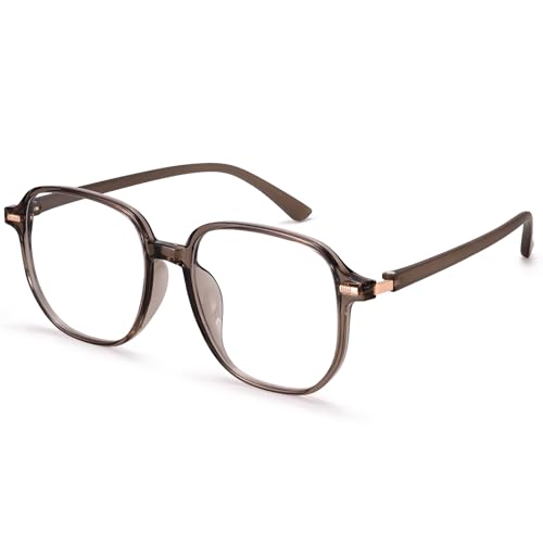 Image of Dollger Blue Light Glasses for Women Oversized Square BlueLight Blocking Large Frame Stylish Eyeglasses