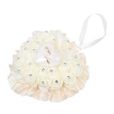 ULTECHNOVO Herz-ringkissen Zur Hochzeit Für Eheringe Aufbewahrungsbox Als Dekoration Für Zuhause Und Hochzeitszimmer