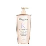 Kérastase Gloss Absolu Bain Hydra-Glaze, Champú Recargable para Cabello Largo con Tendencia al Encrespamiento, Con Ácido Glicólico, Ácido Hialurónico y Rosa Silvestre en Aceite, 500ml