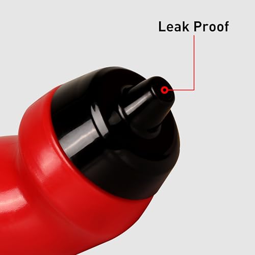 Image of Nivia Radar Sippers Bottle for Sports Cycling, Gym & Running Bottle for Training, Exercise, & Fitness, with Portable, Light Weight, & Leakproof With Quick-Grip, 625ml (Red, Polyethylene, Pack of 1)