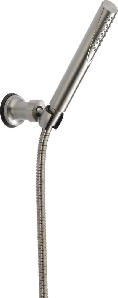 DELTA FAUCET Trinsic Single Spray Wall-Mount Hand Shower, Hand Held Shower with Hose, Brushed Nickel Handheld Shower Head, Hand Shower, Handheld