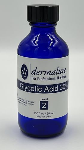 Glycolic Acid Peel 30% 2oz. 60ml - Face Exfoliant for Dry Skin, A...